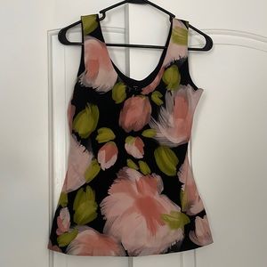 Knox LuxLift Scoop Neck Tank Floral Large